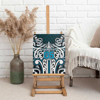 Custom Aotearoa Ngati Porou Canvas Wall Art Maori Tribal Pattern Mix Poutama LT05 - Polynesian Pride