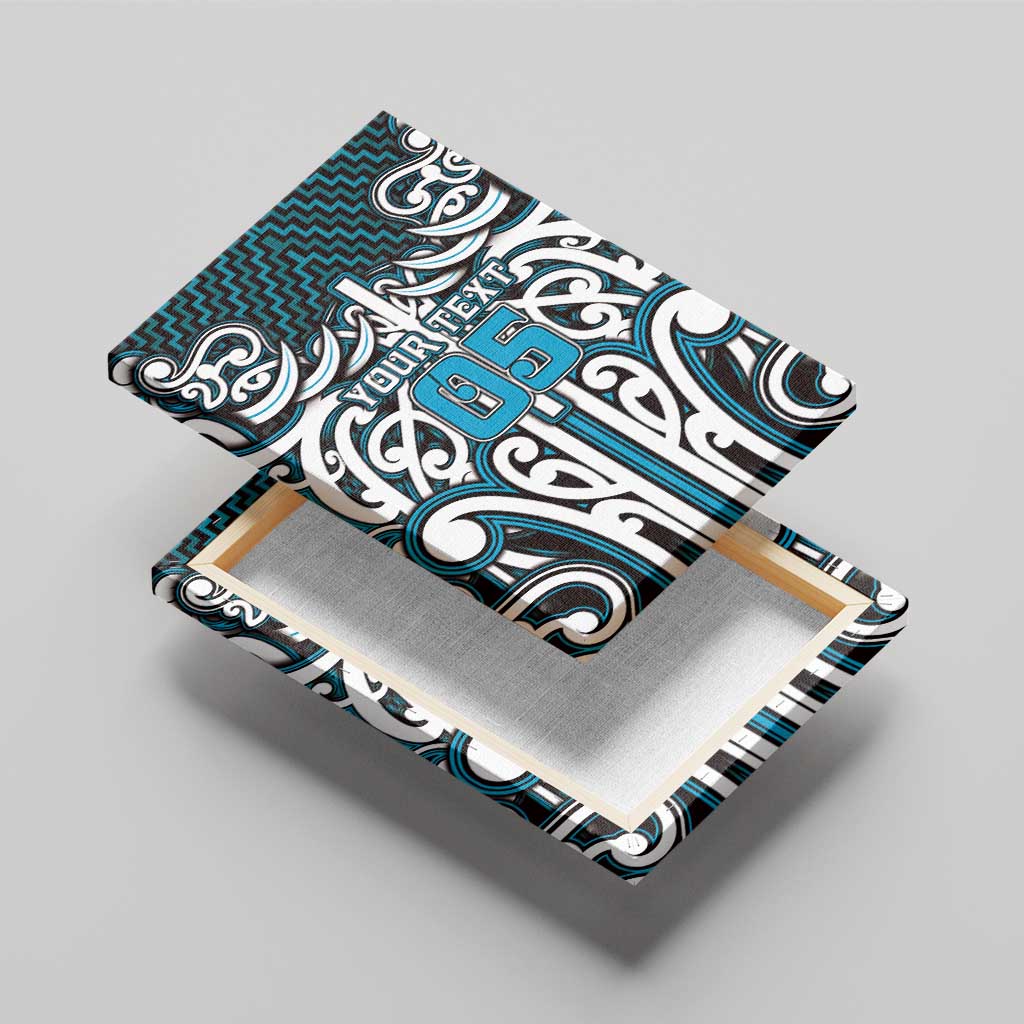 Custom Aotearoa Ngati Porou Canvas Wall Art Maori Tribal Pattern Mix Poutama LT05 - Polynesian Pride