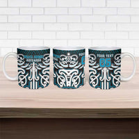 Custom Aotearoa Ngati Porou Ceramic Mug Maori Tribal Pattern Mix Poutama LT05 - Polynesian Pride