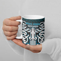 Custom Aotearoa Ngati Porou Ceramic Mug Maori Tribal Pattern Mix Poutama LT05 - Polynesian Pride