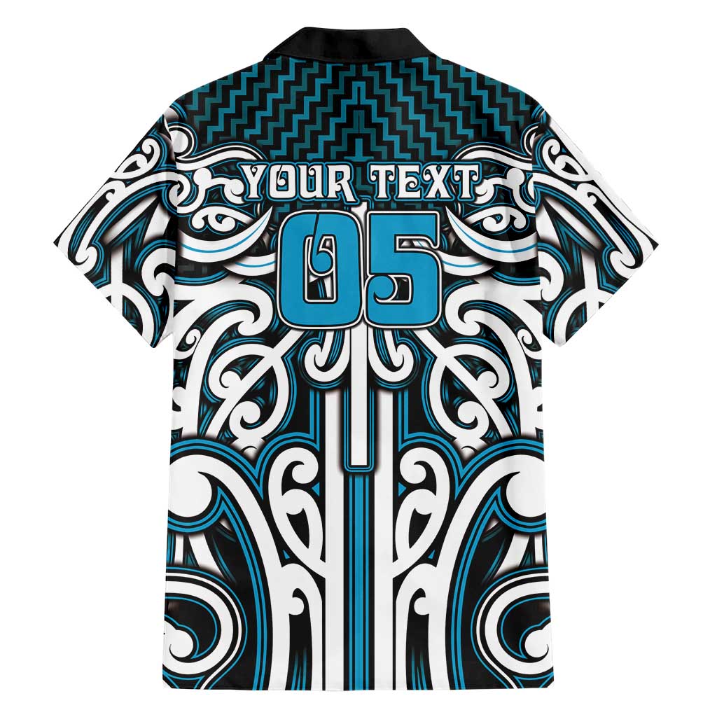 Custom Aotearoa Ngati Porou Family Matching Tank Maxi Dress and Hawaiian Shirt Maori Tribal Pattern Mix Poutama