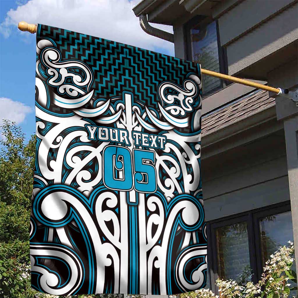 Custom Aotearoa Ngati Porou Garden Flag Maori Tribal Pattern Mix Poutama LT05 - Polynesian Pride