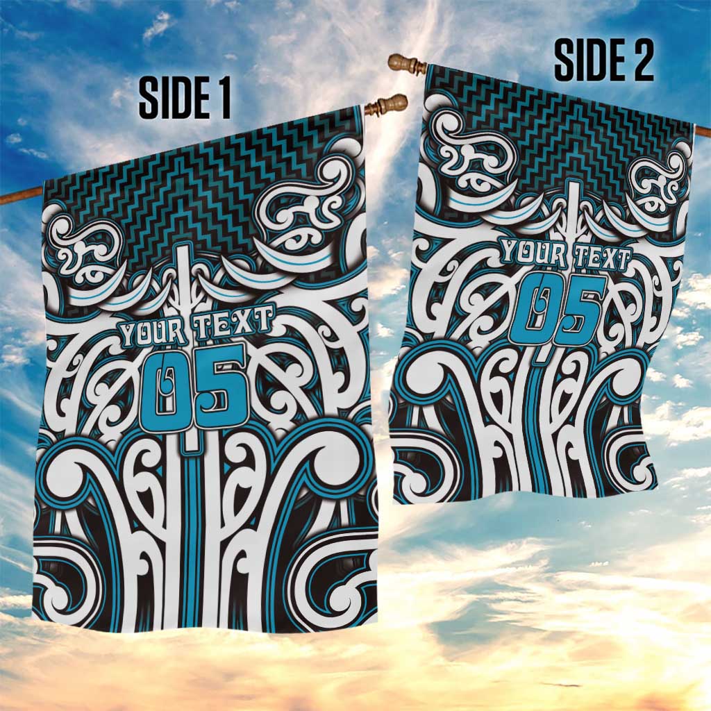 Custom Aotearoa Ngati Porou Garden Flag Maori Tribal Pattern Mix Poutama LT05 - Polynesian Pride