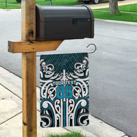 Custom Aotearoa Ngati Porou Garden Flag Maori Tribal Pattern Mix Poutama LT05 - Polynesian Pride