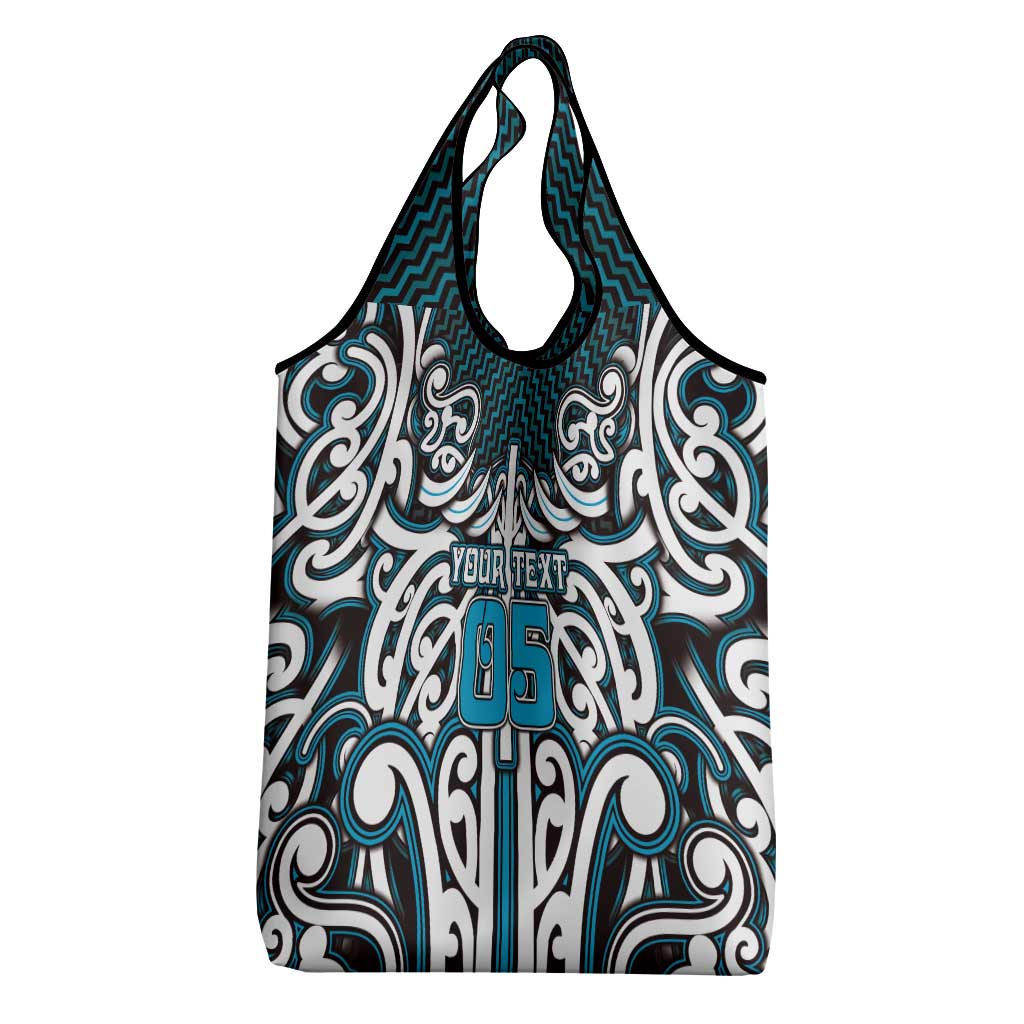 Custom Aotearoa Ngati Porou Grocery Bag Maori Tribal Pattern Mix Poutama LT05 - Polynesian Pride