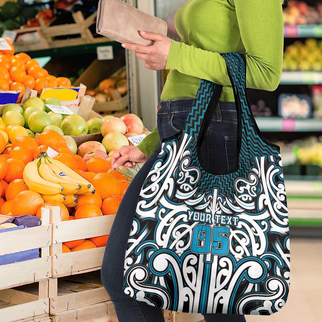 Custom Aotearoa Ngati Porou Grocery Bag Maori Tribal Pattern Mix Poutama LT05 - Polynesian Pride