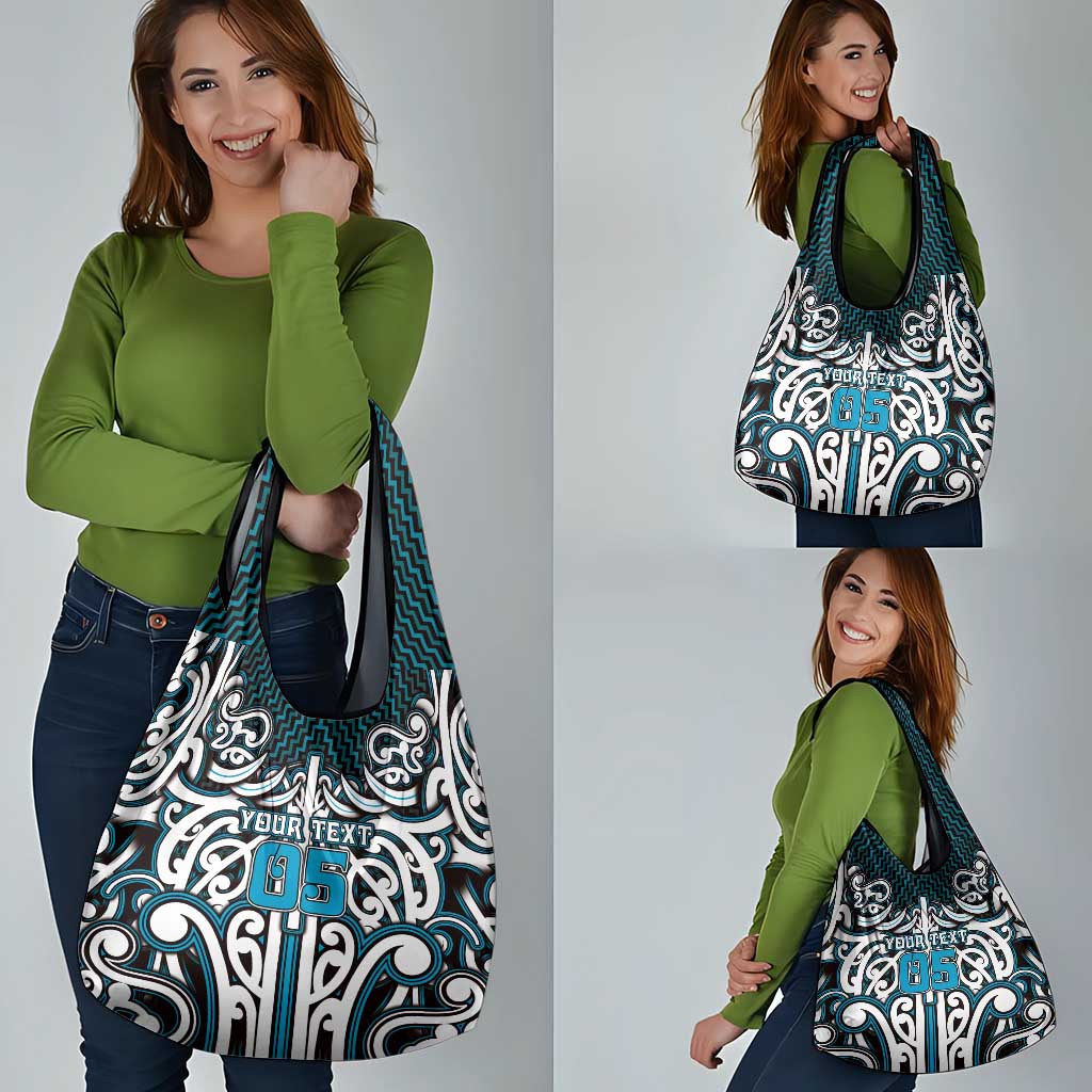 Custom Aotearoa Ngati Porou Grocery Bag Maori Tribal Pattern Mix Poutama LT05 - Polynesian Pride