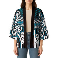 Custom Aotearoa Ngati Porou Kimono Maori Tribal Pattern Mix Poutama LT05 - Polynesian Pride