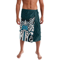 Custom Aotearoa Ngati Porou Lavalava Maori Tribal Pattern Mix Poutama LT05 Blue - Polynesian Pride