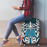 Custom Aotearoa Ngati Porou Luggage Cover Maori Tribal Pattern Mix Poutama LT05 - Polynesian Pride