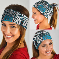 Custom Aotearoa Ngati Porou Neck Gaiter Maori Tribal Pattern Mix Poutama LT05 - Polynesian Pride