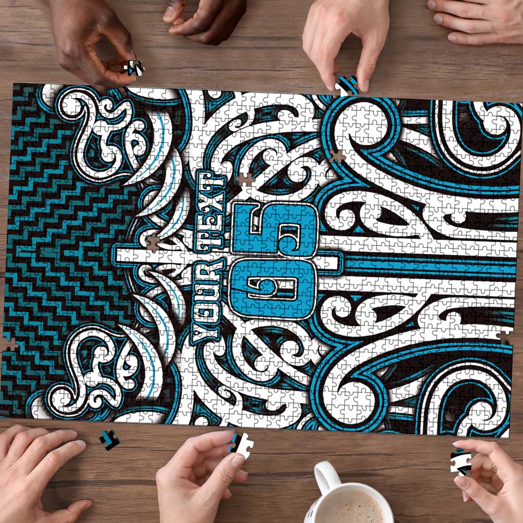 Custom Aotearoa Ngati Porou Puzzle Maori Tribal Pattern Mix Poutama LT05 - Polynesian Pride