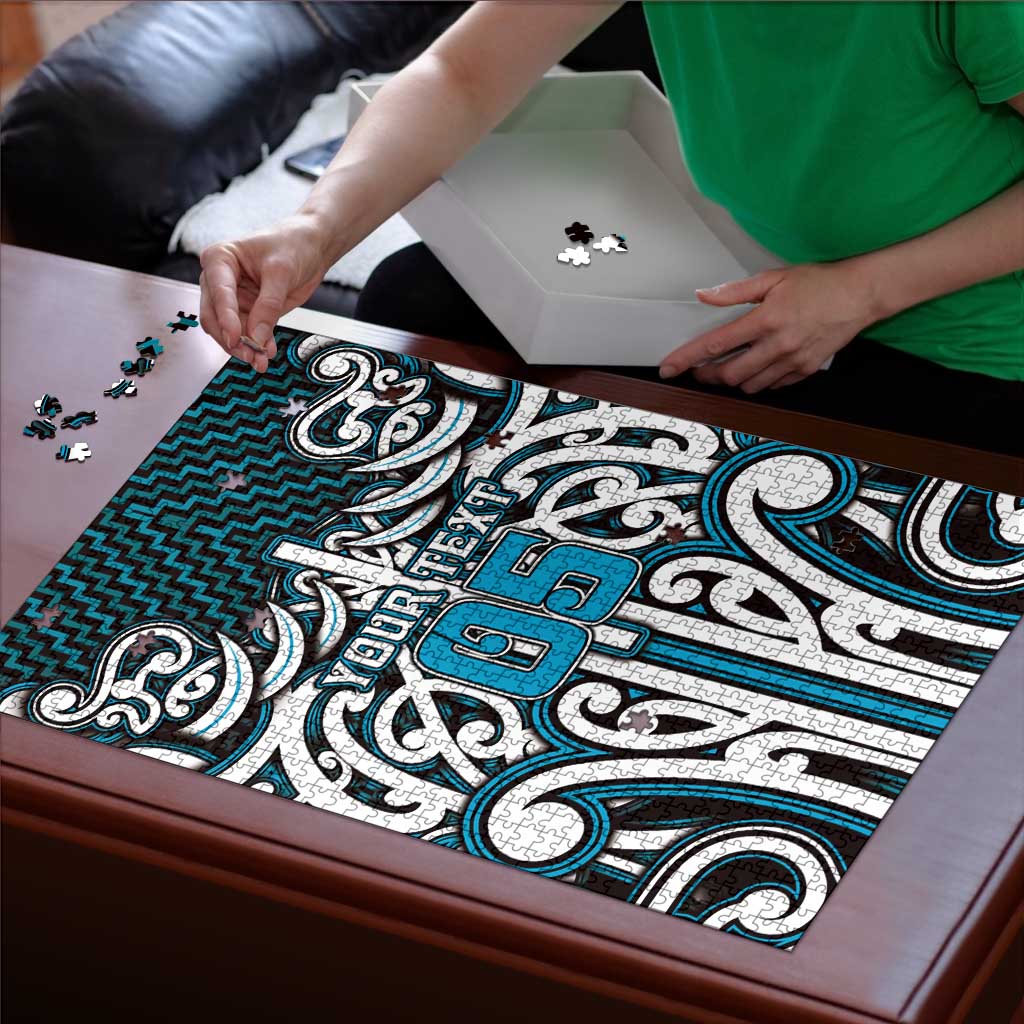 Custom Aotearoa Ngati Porou Puzzle Maori Tribal Pattern Mix Poutama LT05 - Polynesian Pride