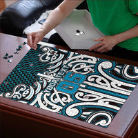Custom Aotearoa Ngati Porou Puzzle Maori Tribal Pattern Mix Poutama LT05 - Polynesian Pride
