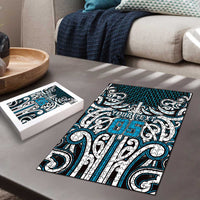 Custom Aotearoa Ngati Porou Puzzle Maori Tribal Pattern Mix Poutama LT05 - Polynesian Pride