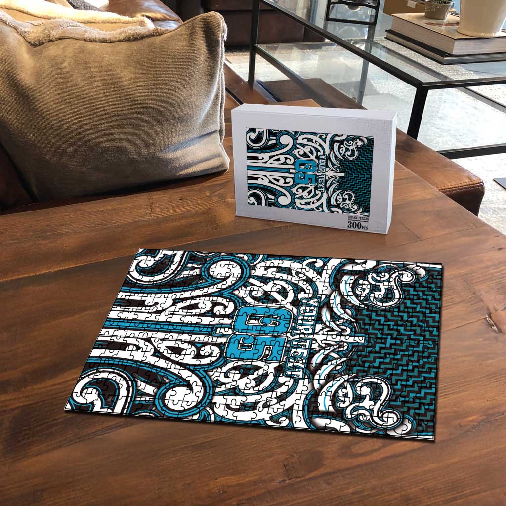 Custom Aotearoa Ngati Porou Puzzle Maori Tribal Pattern Mix Poutama LT05 - Polynesian Pride
