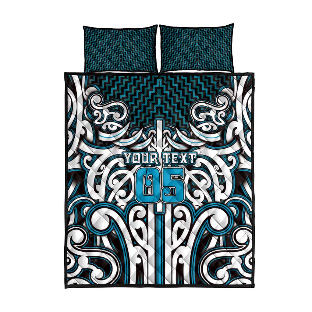Custom Aotearoa Ngati Porou Quilt Bed Set Maori Tribal Pattern Mix Poutama LT05 - Polynesian Pride