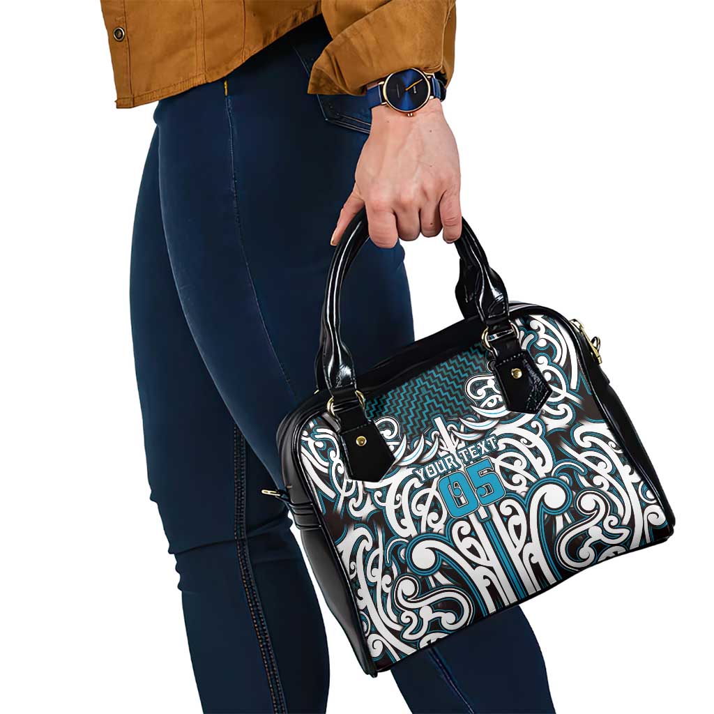 Custom Aotearoa Ngati Porou Shoulder Handbag Maori Tribal Pattern Mix Poutama LT05 - Polynesian Pride