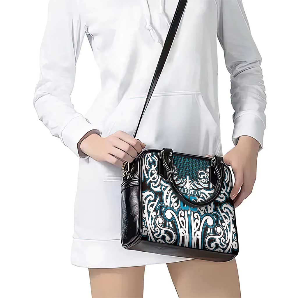 Custom Aotearoa Ngati Porou Shoulder Handbag Maori Tribal Pattern Mix Poutama LT05 - Polynesian Pride