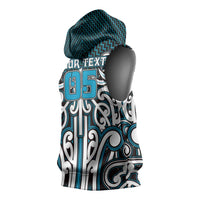 Custom Aotearoa Ngati Porou Sleeveless Hoodie Maori Tribal Pattern Mix Poutama LT05 - Polynesian Pride