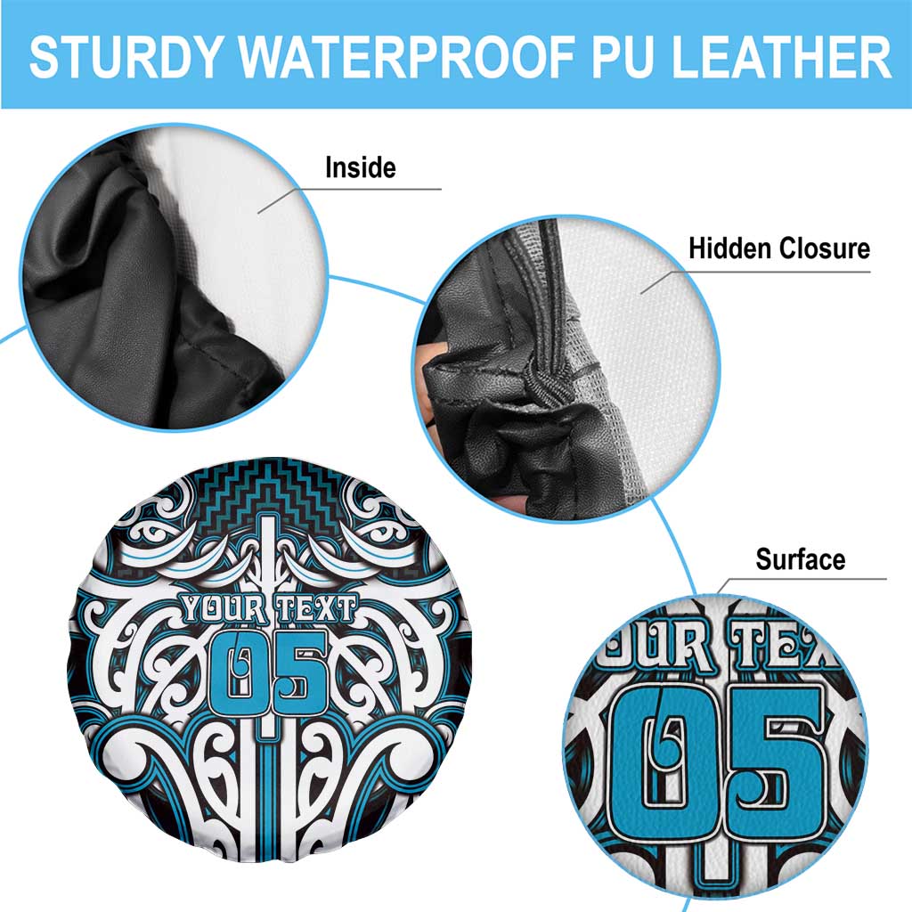 Custom Aotearoa Ngati Porou Spare Tire Cover Maori Tribal Pattern Mix Poutama LT05 - Polynesian Pride