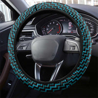 Aotearoa Ngati Porou Steering Wheel Cover Maori Tribal Pattern Mix Poutama LT05 - Polynesian Pride