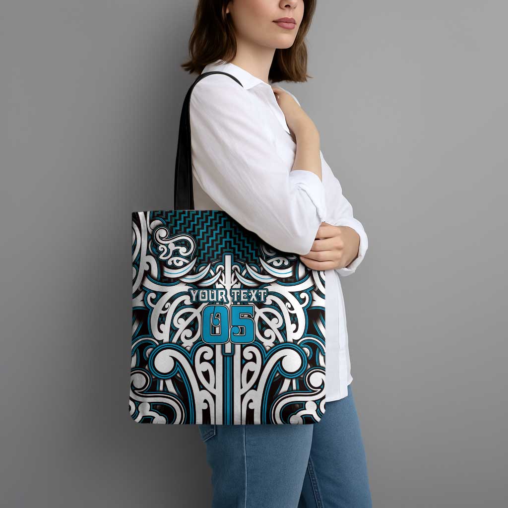 Custom Aotearoa Ngati Porou Tote Bag Maori Tribal Pattern Mix Poutama LT05 - Polynesian Pride