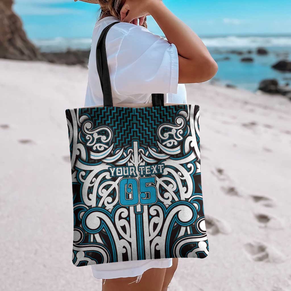 Custom Aotearoa Ngati Porou Tote Bag Maori Tribal Pattern Mix Poutama LT05 - Polynesian Pride