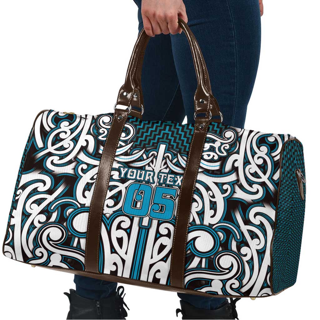 Custom Aotearoa Ngati Porou Travel Bag Maori Tribal Pattern Mix Poutama LT05 - Polynesian Pride