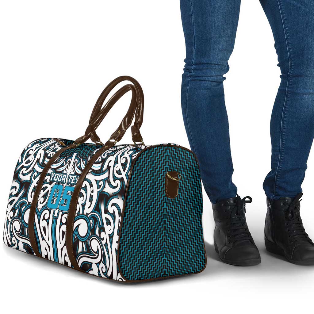 Custom Aotearoa Ngati Porou Travel Bag Maori Tribal Pattern Mix Poutama LT05 - Polynesian Pride