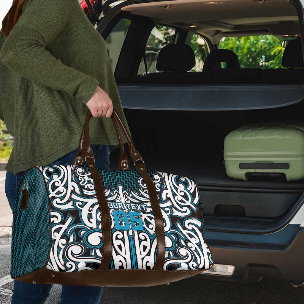 Custom Aotearoa Ngati Porou Travel Bag Maori Tribal Pattern Mix Poutama LT05 - Polynesian Pride