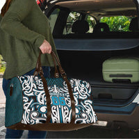 Custom Aotearoa Ngati Porou Travel Bag Maori Tribal Pattern Mix Poutama LT05 - Polynesian Pride