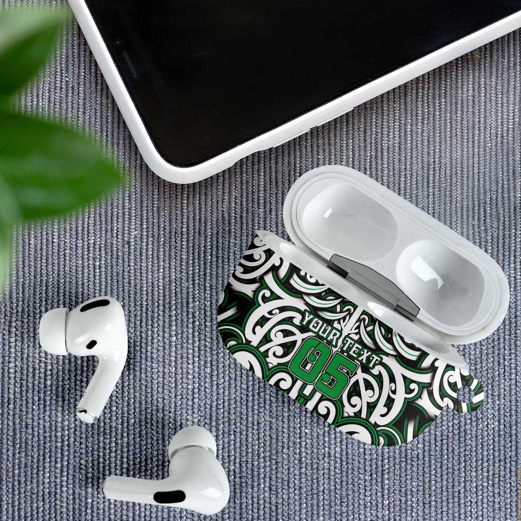 Custom Aotearoa Ngai Tahu AirPods Case Maori Tribal Pattern Mix Poutama LT05 - Polynesian Pride