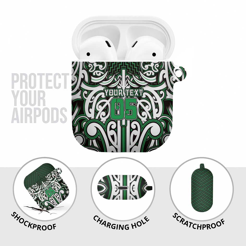 Custom Aotearoa Ngai Tahu AirPods Case Maori Tribal Pattern Mix Poutama LT05 - Polynesian Pride