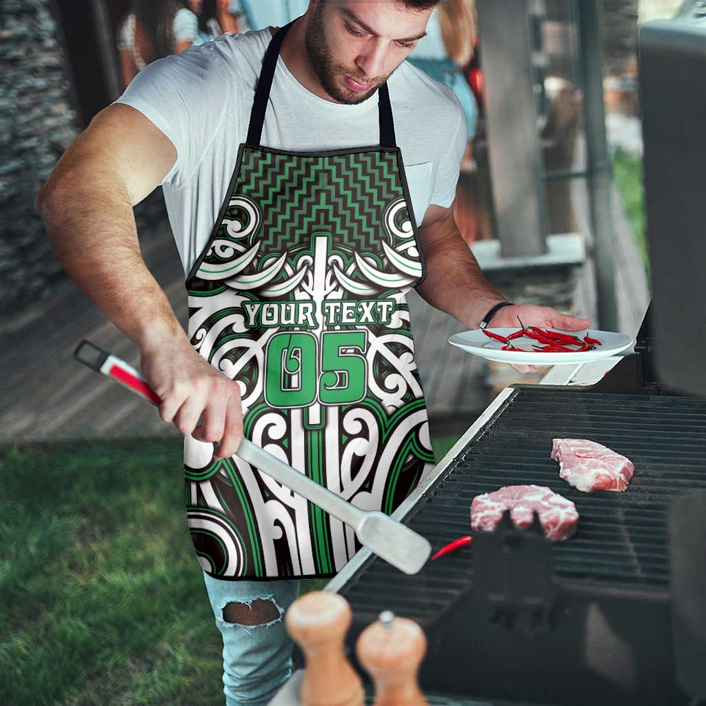 Custom Aotearoa Ngai Tahu Apron Maori Tribal Pattern Mix Poutama LT05 - Polynesian Pride