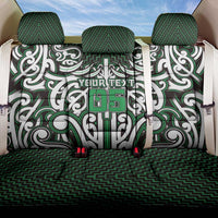 Custom Aotearoa Ngai Tahu Back Car Seat Cover Maori Tribal Pattern Mix Poutama LT05 One Size Green - Polynesian Pride