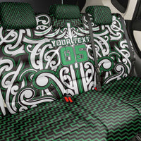 Custom Aotearoa Ngai Tahu Back Car Seat Cover Maori Tribal Pattern Mix Poutama LT05 - Polynesian Pride
