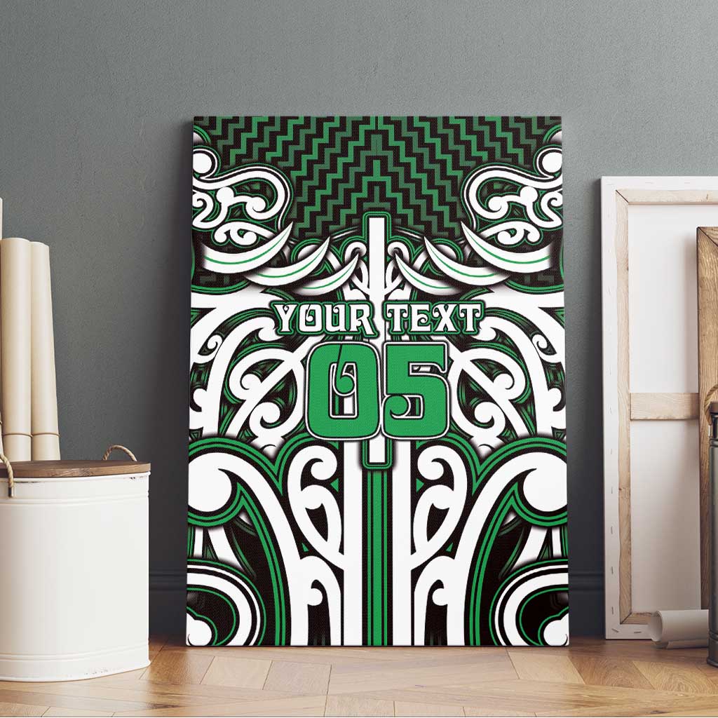 Custom Aotearoa Ngai Tahu Canvas Wall Art Maori Tribal Pattern Mix Poutama LT05 - Polynesian Pride