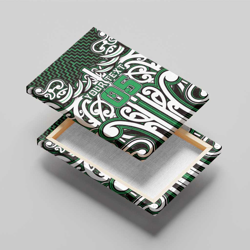 Custom Aotearoa Ngai Tahu Canvas Wall Art Maori Tribal Pattern Mix Poutama LT05 - Polynesian Pride