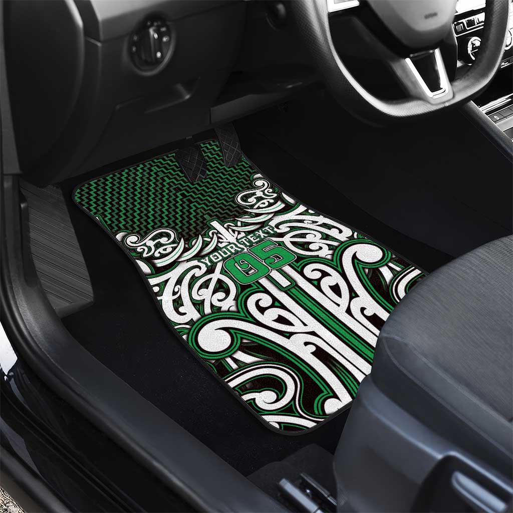 Custom Aotearoa Ngai Tahu Car Mats Maori Tribal Pattern Mix Poutama LT05 - Polynesian Pride