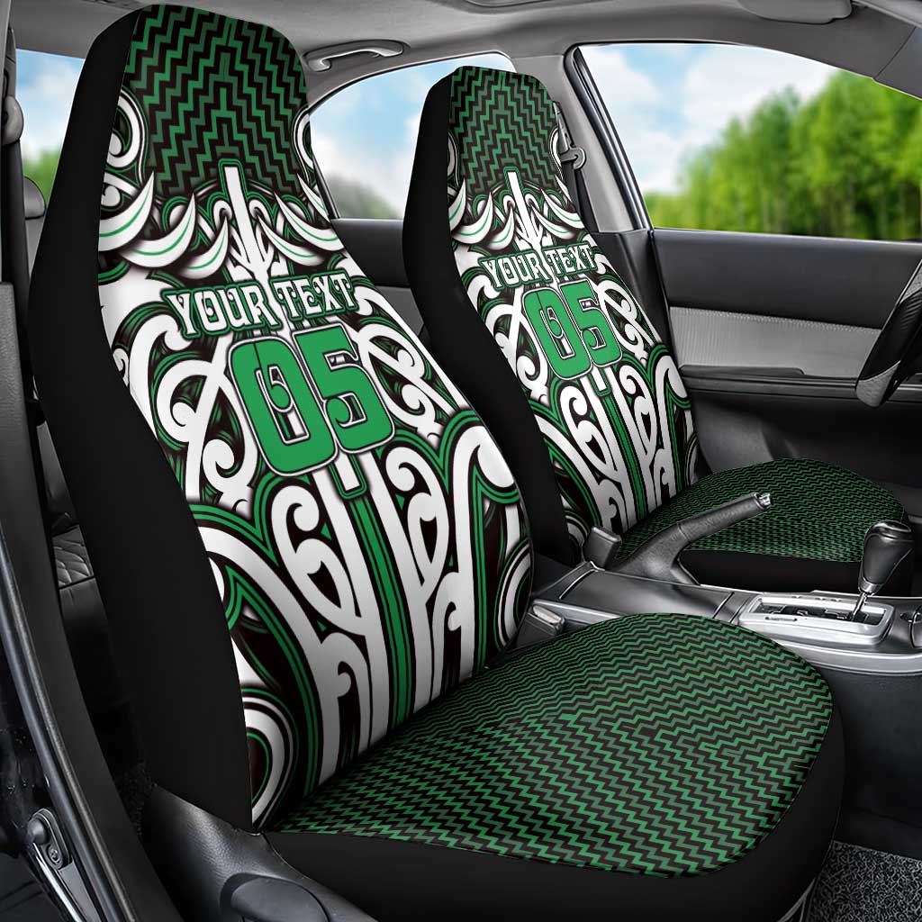 Custom Aotearoa Ngai Tahu Car Seat Cover Maori Tribal Pattern Mix Poutama LT05 - Polynesian Pride