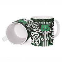 Custom Aotearoa Ngai Tahu Ceramic Mug Maori Tribal Pattern Mix Poutama LT05 - Polynesian Pride