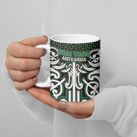 Custom Aotearoa Ngai Tahu Ceramic Mug Maori Tribal Pattern Mix Poutama LT05 - Polynesian Pride