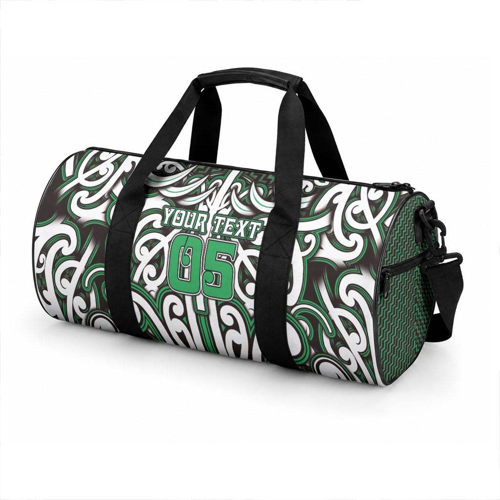 Custom Aotearoa Ngai Tahu Duffle Bag Maori Tribal Pattern Mix Poutama LT05 - Polynesian Pride