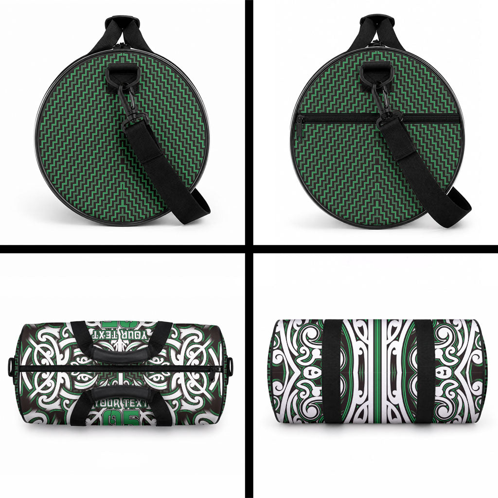 Custom Aotearoa Ngai Tahu Duffle Bag Maori Tribal Pattern Mix Poutama LT05 - Polynesian Pride