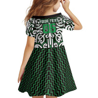 Custom Aotearoa Ngai Tahu Family Matching Mermaid Dress and Hawaiian Shirt Maori Tribal Pattern Mix Poutama