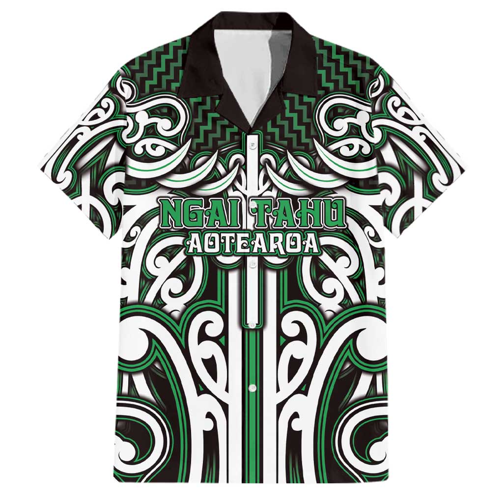 Custom Aotearoa Ngai Tahu Family Matching Mermaid Dress and Hawaiian Shirt Maori Tribal Pattern Mix Poutama