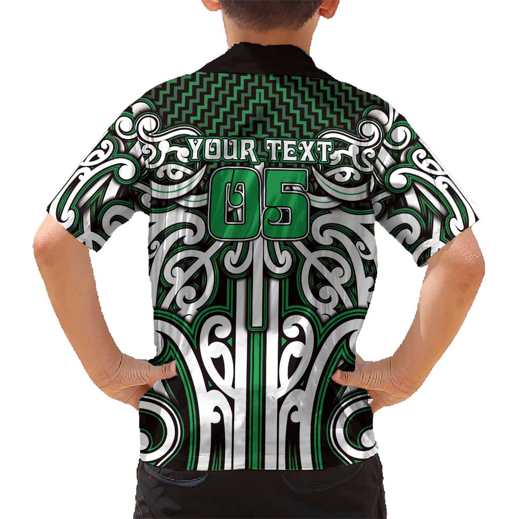 Custom Aotearoa Ngai Tahu Family Matching Summer Maxi Dress and Hawaiian Shirt Maori Tribal Pattern Mix Poutama