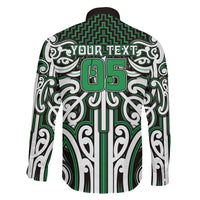Custom Aotearoa Ngai Tahu Family Matching Summer Maxi Dress and Hawaiian Shirt Maori Tribal Pattern Mix Poutama