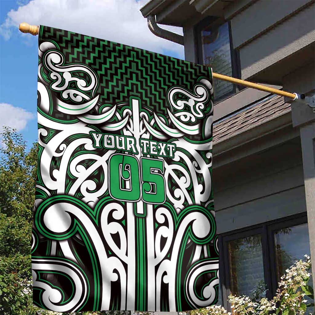 Custom Aotearoa Ngai Tahu Garden Flag Maori Tribal Pattern Mix Poutama LT05 - Polynesian Pride